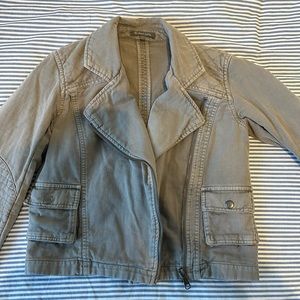 Kaki jean jacket
